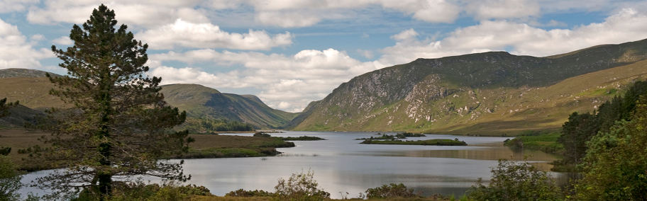 Glenveagh National Park, Visitor Attractions, location of Glenveagh National Park with map in